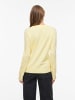 Vila Strickpullover in Pastel Yellow