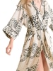 Lisca Morgenmantel - 115 cm in leopard spots