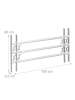 relaxdays Fenstergitter Einbruchschutz in Grau - (B)100-150 x (H)45 cm
