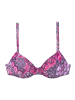 Buffalo Bügel-Bikini-Top in aubergine-bedruckt