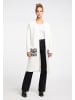 IZIA Damen Strick Cardigan in Wollweiss