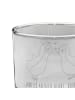 Mr. & Mrs. Panda Whiskyglas Pinguine Kuss mit Spruch in Transparent