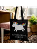 Mr. & Mrs. Panda Tote Bag Einhorn Happy mit Spruch in Schwarz