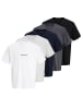 Jack & Jones 5er-Pack T-shirt in Bright White