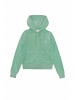 Juicy Couture Zip-Kapuzenpullover in greyed jade