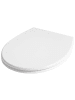 Beliani WC-Sitz PAPURI in Weiß - (W) 37 x (H) 45 x (L) 45 cm