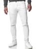 Tazzio Jeans "A100" - Skinny Fit - in Weiß