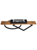Beliani Deckenleuchten AIRE in Schwarz/Braun - (W) 60 x (H) 9 x (L) 30 cm