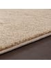 KADIMA DESIGN Teppich Kurzflor waschbar Unifarben Wohnzimmer in Beige