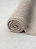 KADIMA DESIGN KASOS Kurzflorteppich Beige 200x290 Geometrisch Polyester Waschbar in Beige