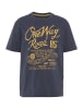 Man's World T-Shirt in indigo blau