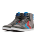 Hummel Schnürsenkel Sneaker Hummel Slimmer Erwachsene in CASTLEROCK/RIBBONRED/BRIL BLUE