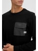 11 Project Rundhalspullover PRPelle in Schwarz