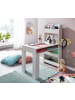 KADIMA DESIGN Kinderschreibtisch | Weiß, 90x50x110cm, Mit Regal