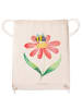Mr. & Mrs. Panda Sportbeutel Hummel Blume ohne Spruch in Creme