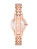 Anne Klein Quarzuhr Crystal Metals in rot / rosegold