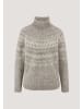 Hessnatur Hessnatur Rollkragenpullover Relaxed aus Alpaka und Bio-Baumwolle in naturgrau