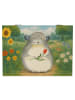 Mr. & Mrs. Panda Geschenkbox Chinchilla Blume Design ohne Spruch in Weiß