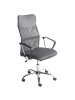 Beliani Bürostuhl DESIGN in Grau/Schwarz/Silber - (W) 62 x (H) 109 x (L) 62 cm