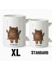 Mr. & Mrs. Panda Tasse Bär Schaukel ohne Spruch in Weiß