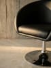 KADIMA DESIGN Loungesessel LIFT | Retro-Design, Höhenverstellbar, Trompetenfuß in Schwarz