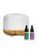 Dr Botanicals Aromatherapie-Set mit belebendem Eukalyptus- und Rosenduft-Diffusor