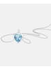 Diamant L'éternel Halskette aus 375 Weißgold mit Topas