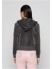 Juicy Couture Juicy Couture Damen Juicy Couture ZIP THROUGH HOODIE WITH ZIP PULL & JC in top hat