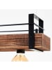 Brilliant Pendelleuchte, 3-flammig Bankwood 106,5x50x16 cm in schwarz stahl/holz