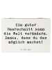 Mr. & Mrs. Panda Dekokiste Spruch Friseur Wunder mit Spruch in Weiß