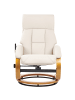 Beliani 2-tlg Massagestuhl FORCE in Beige/Braun