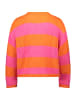 CARTOON Strickpullover mit Rundhalsausschnitt in Orange/Pink