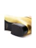 Saint Laurent Gold Leder Knöchel Stiefel