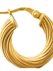 Diamant L'éternel Ohrringe aus 375 Gelbgold