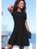 LASCANA Strickkleid in schwarz