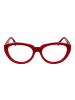 Max Mara Damen Optische Fassungen Katzenauge Rot
