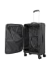 travelite Cubis 4 Rollen Kofferset 5-teilig mit Dehnfalte anthracite