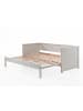 58 aufm Kessel FUNKTIONSBETT Kati 209x80x100 aus Massivholz+MDF in Weiß