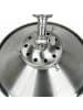 Licht-Erlebnisse Wandlampe (B)15 x (H)16 cm in Silber matt