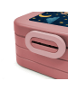 Mr. & Mrs. Panda Bento Box Wassermann Astrologie Design ohne Spruch in Rot Pastell