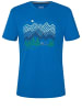 super.natural Merino T-Shirt M CAMPING NIGHTS TEE in blau