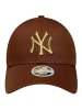 NEW ERA New Era Wmns Metallic Logo 9FORTY New York Yankees Cap in Braun