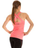 Winshape Cross Back Top WVR25 in neon coral