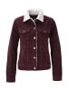 Aniston CASUAL Cordjacke in weinerot-wollweiß