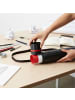 relaxdays Posterrolle in Rot/Schwarz - (H)77,5—135 x Ø 10,5 cm
