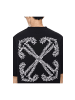 OFF WHITE T-Shirt mit Tattoo Arrow-Stickerei Schwarz