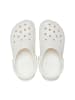 Crocs Clogs zum Reinschlüpfen Classic glitter clog Weiß