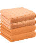 Erwin Müller Frottier, Jacquard Handtuch 4er-Pack Sigmaringen in apricot