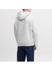 Jack and Jones JJGEPLAS Sweat Hood in Hellgrau