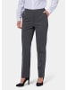 GOLDNER Schlupfhose Martha in knitterarmer Flanelloptik in graphit